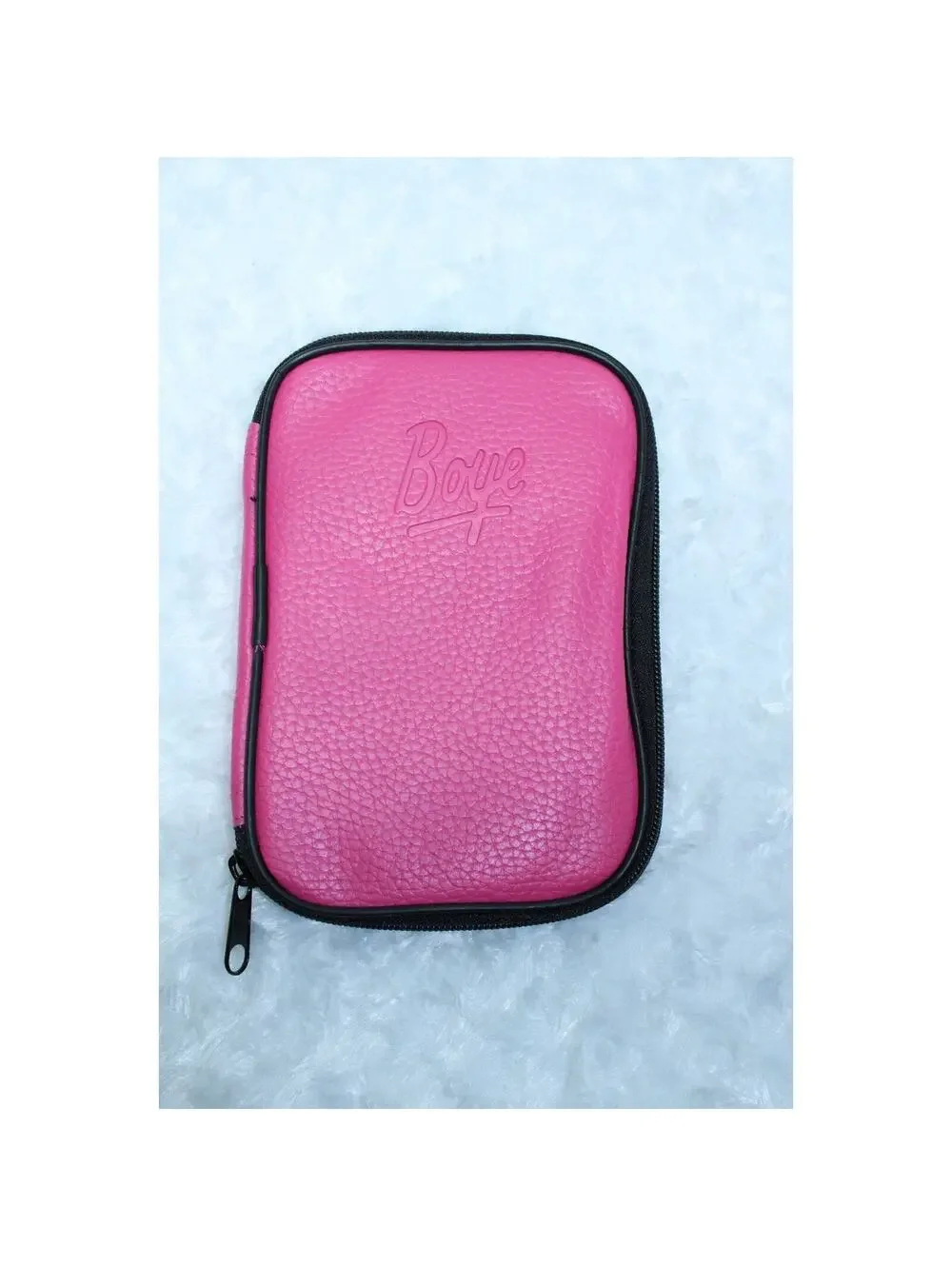 BOYE Knitting Needles Set of 24 in Faux Leather Pink Case
